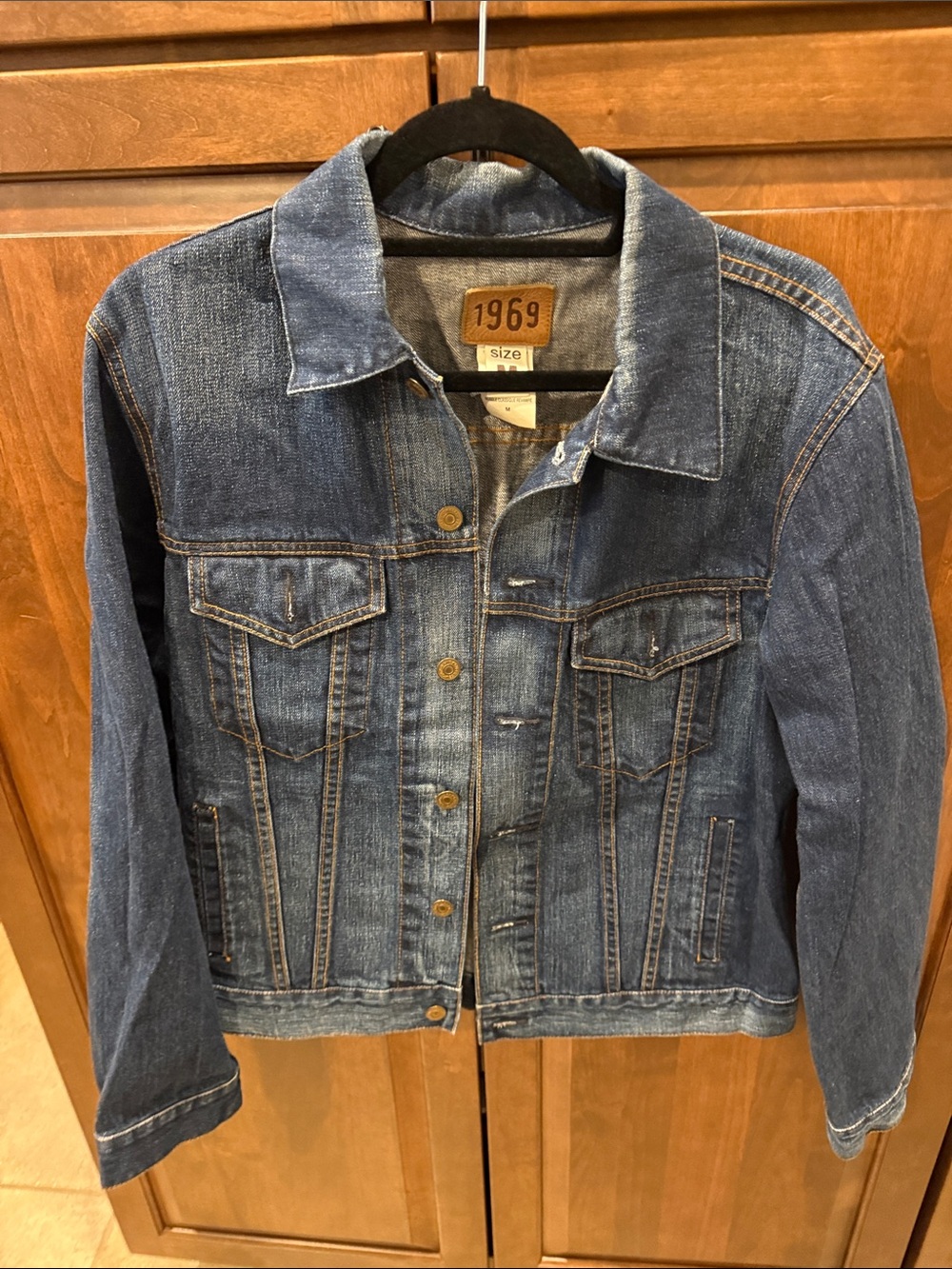1969 Women's Blue Denim Trucker Jacket